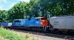 CN 8952, E/B through Derochers, just powering up after a brief stop in the siding.